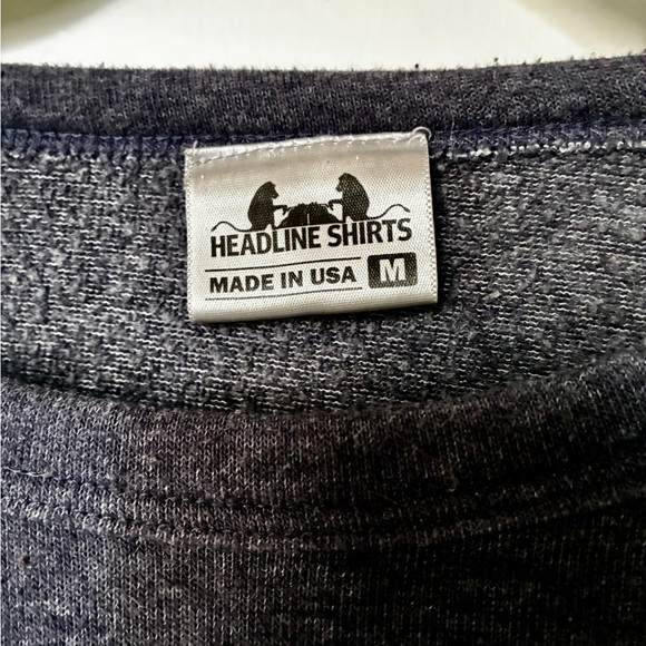 Who’s Laughing Meow Heather Blue Sweatshirt - Picture 3 of 3